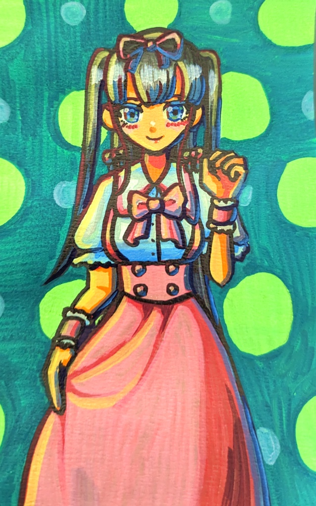 アクリルマーカーペンイラスト原画