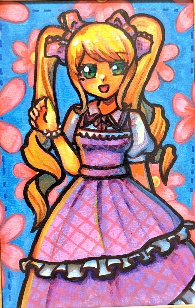 アクリルマーカーペンイラスト原画