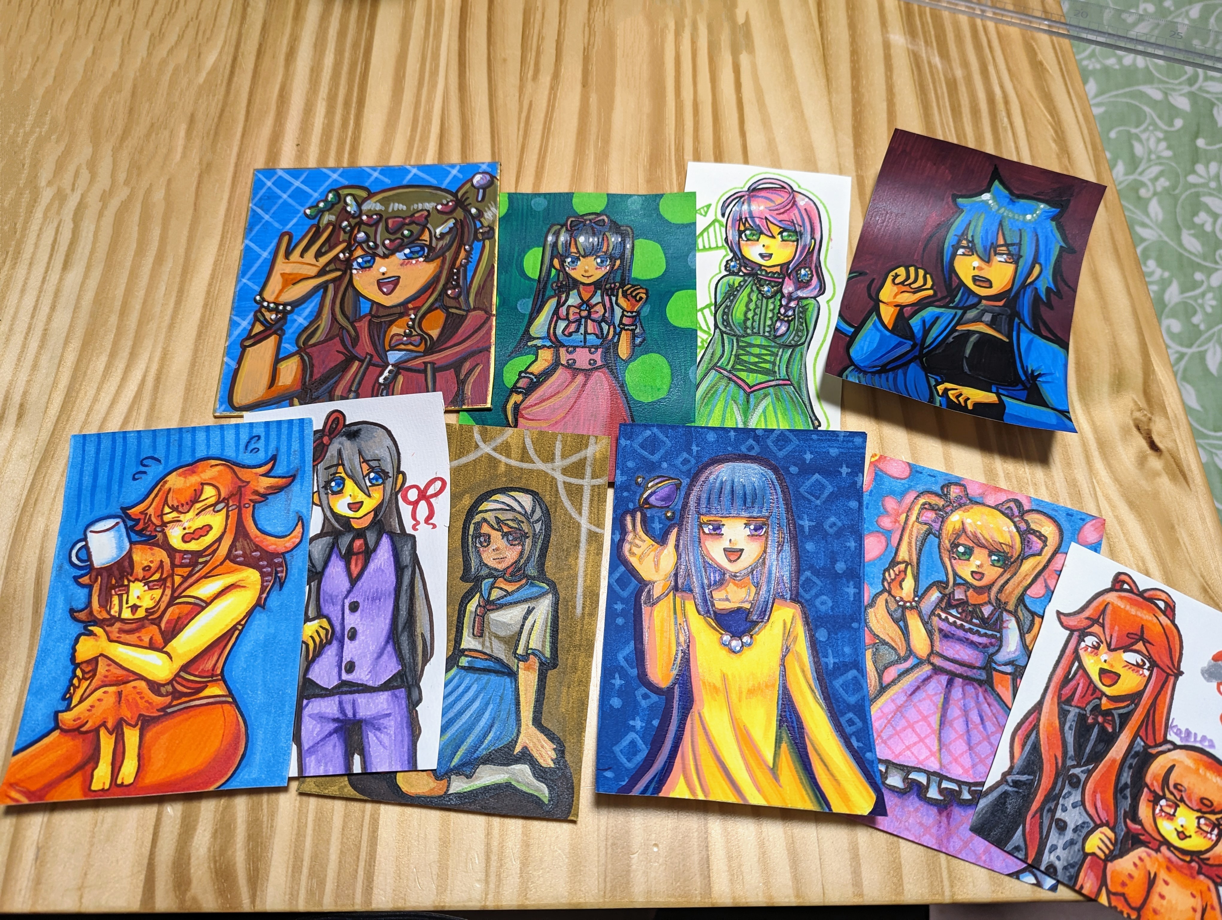 アクリルマーカーペンイラスト原画