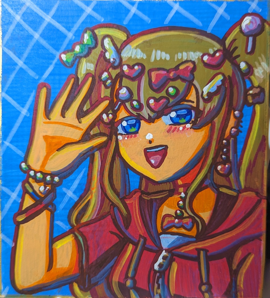 アクリルマーカーペンイラスト原画