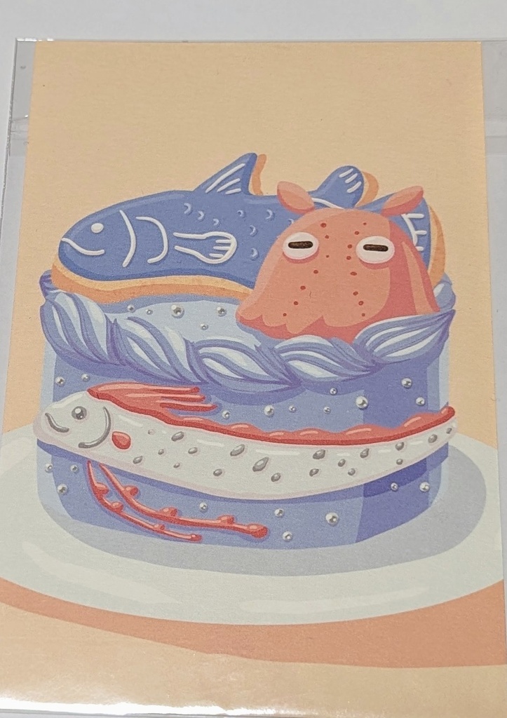 出展イラスト:食べる食べる食べる展〜2023秋〜