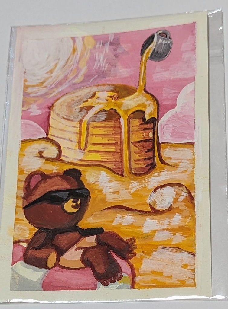 出展イラスト:食べる食べる食べる展〜2023秋〜