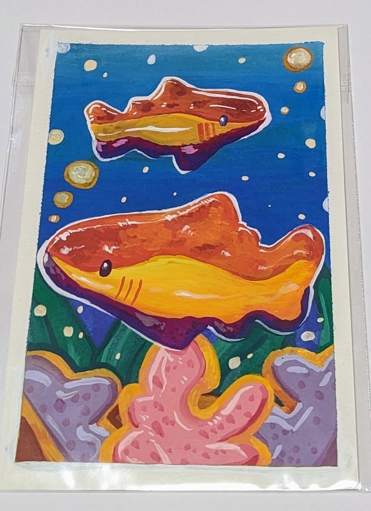 出展イラスト:食べる食べる食べる展〜2023秋〜