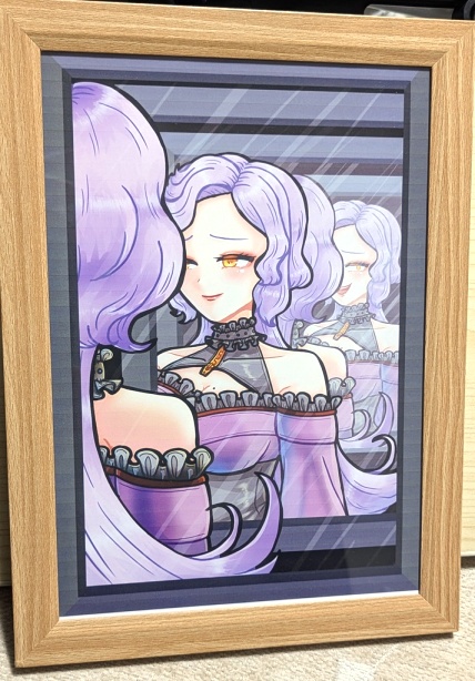 【額装作品】雲外鏡