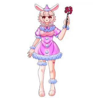 【Live2D】ピエロウサギの女の子【限定一点】