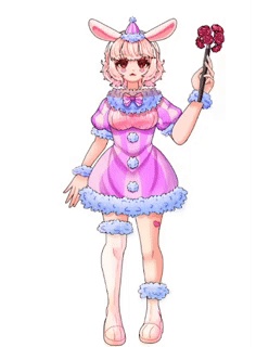 【Live2D】ピエロウサギの女の子【限定一点】