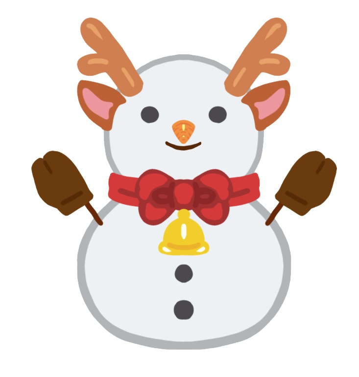 【Live2D】着せ替え雪だるま【汎用モデル】