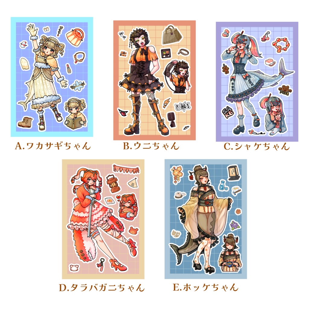 +P20 ポストカード10種類