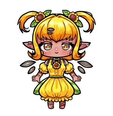 【限定一点】ひまわり妖精ちゃん【Live2D】