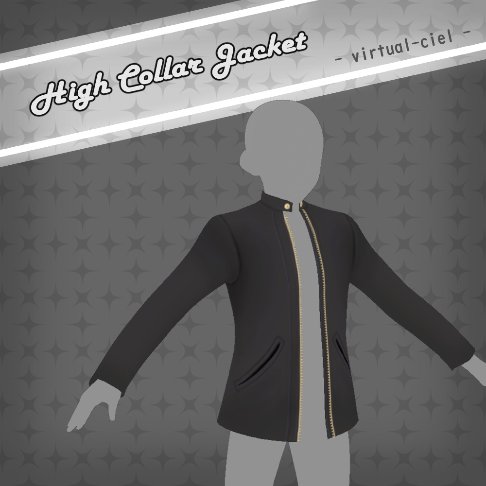 High Collar Jacket [Vroid]