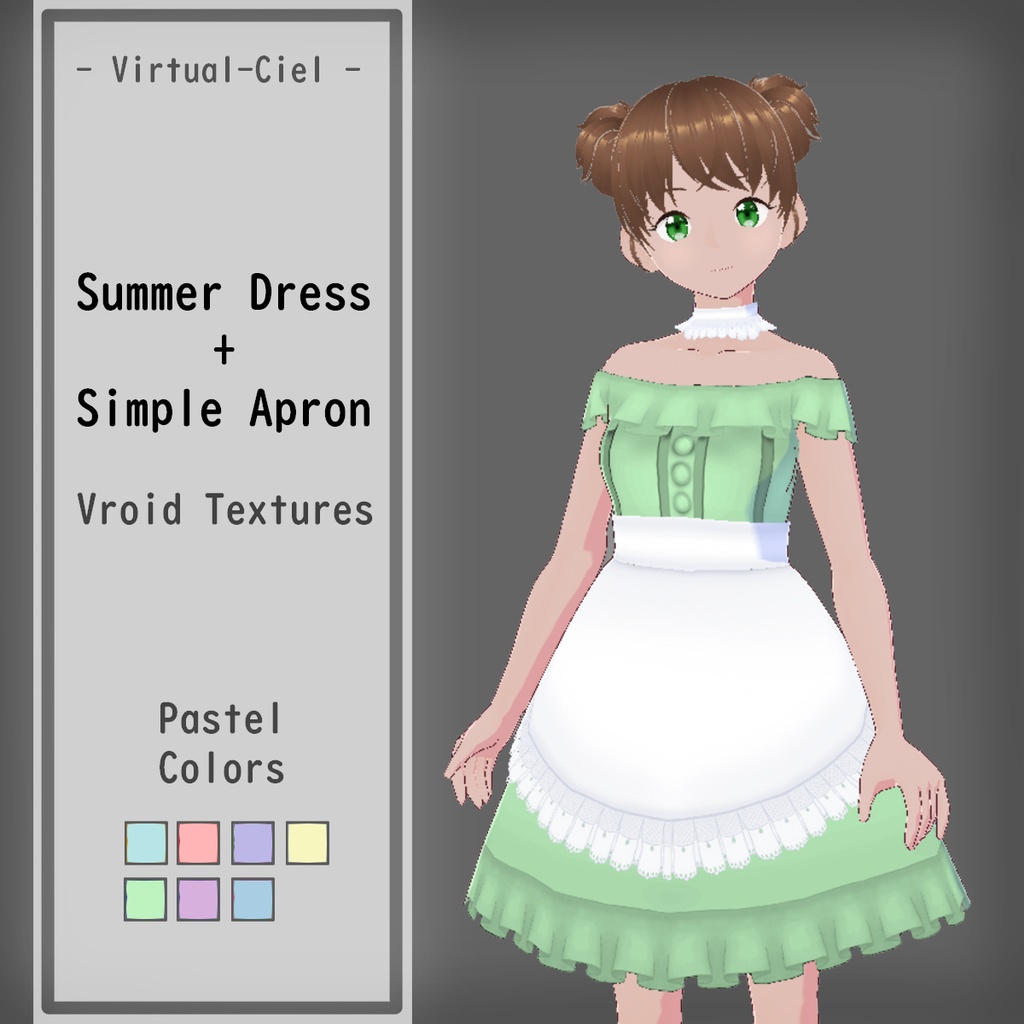 Summer Dress [1] - Pastel [Vroid]