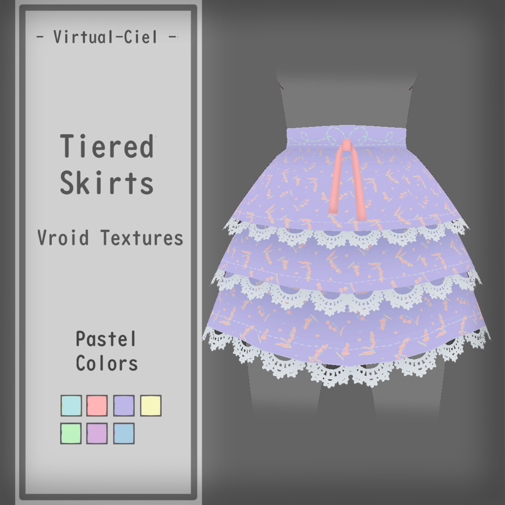 Tiered Skirt [Vroid]