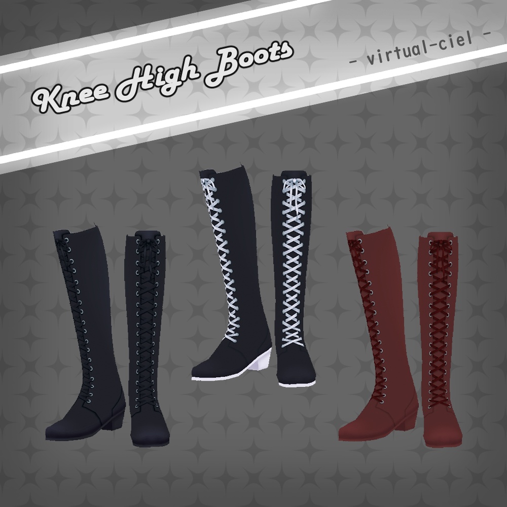 Classic Knee-High Boots [Vroid]