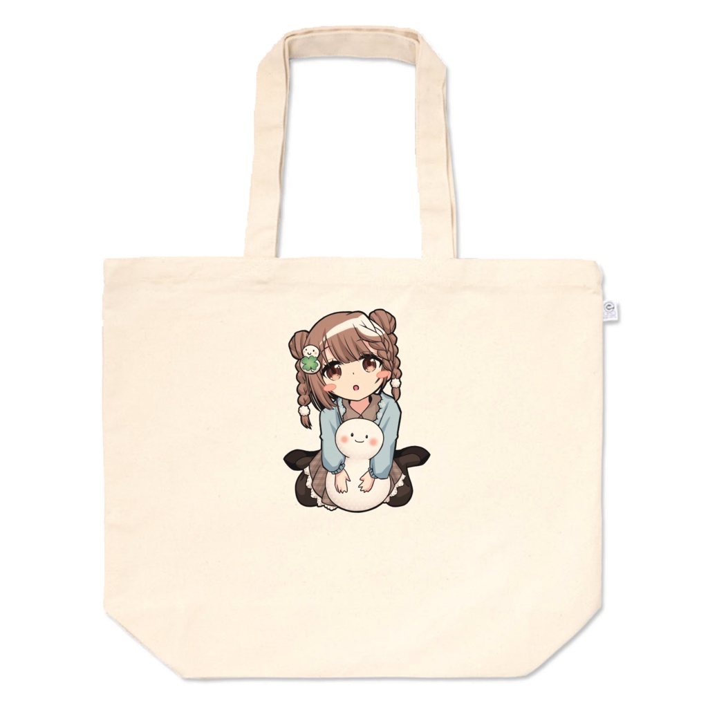 雪菜トートバッグ