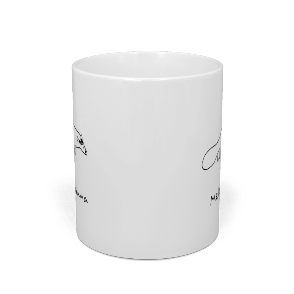 父が描いたアナグマのマグ