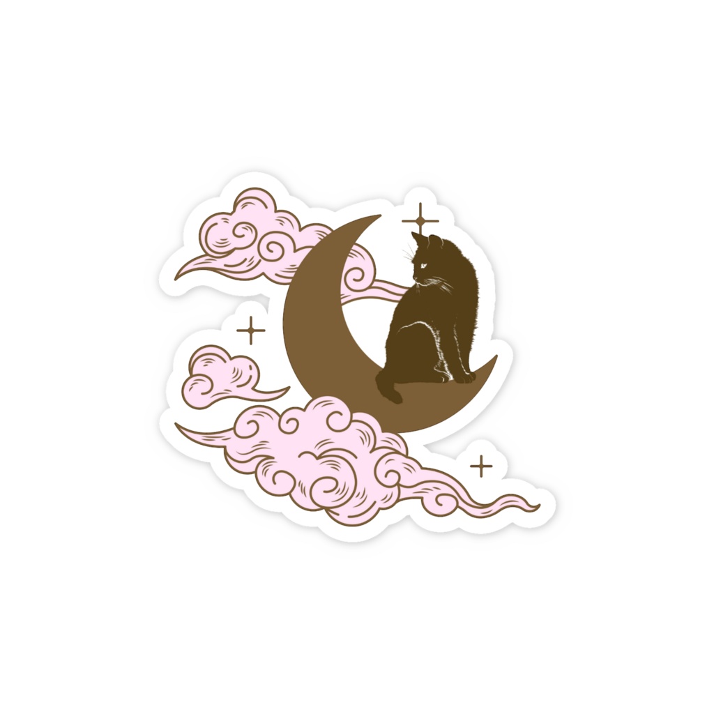 三日月と黒猫(Choco✕Strawberry)大小