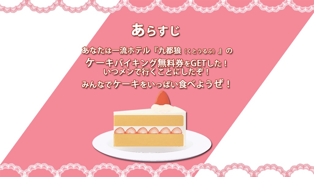 【本文無料】【CoC】そうだ!ケーキバイキング行こうぜ!【SPLL:E191035】