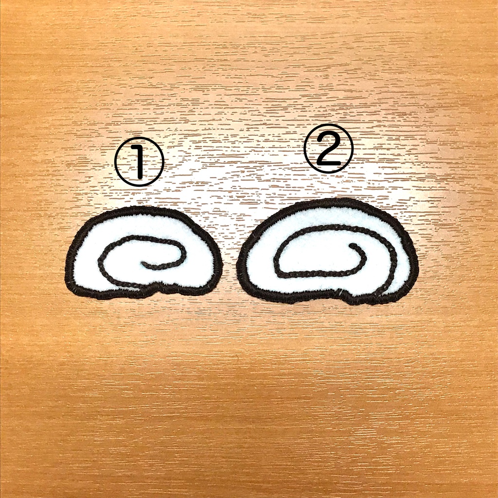 富山のぐるぐるかまぼこワッペン