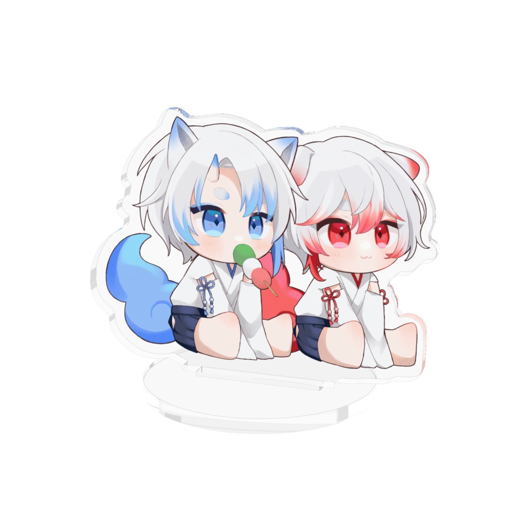 おすわりアクリルフィギュア