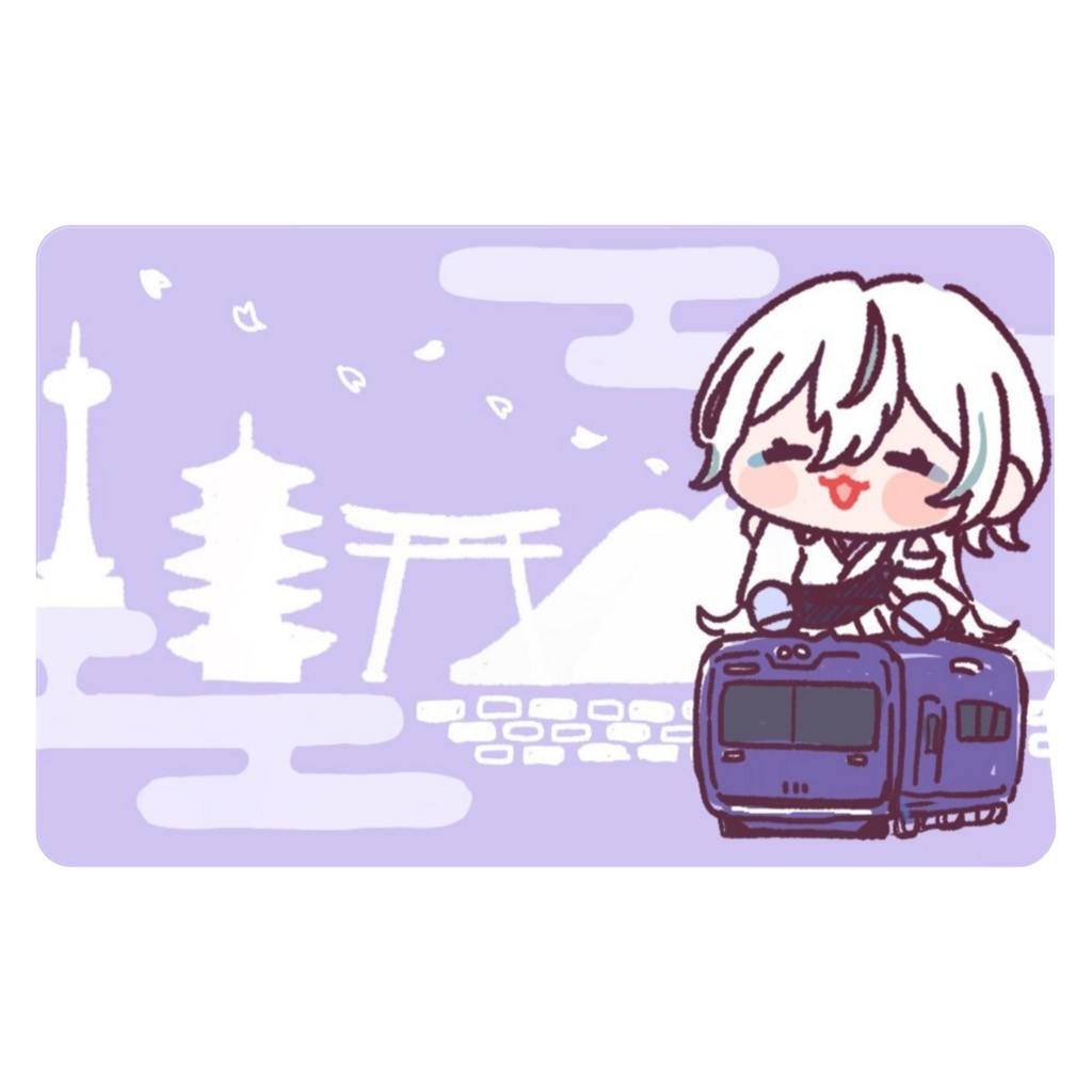 月斗 ICカードステッカー