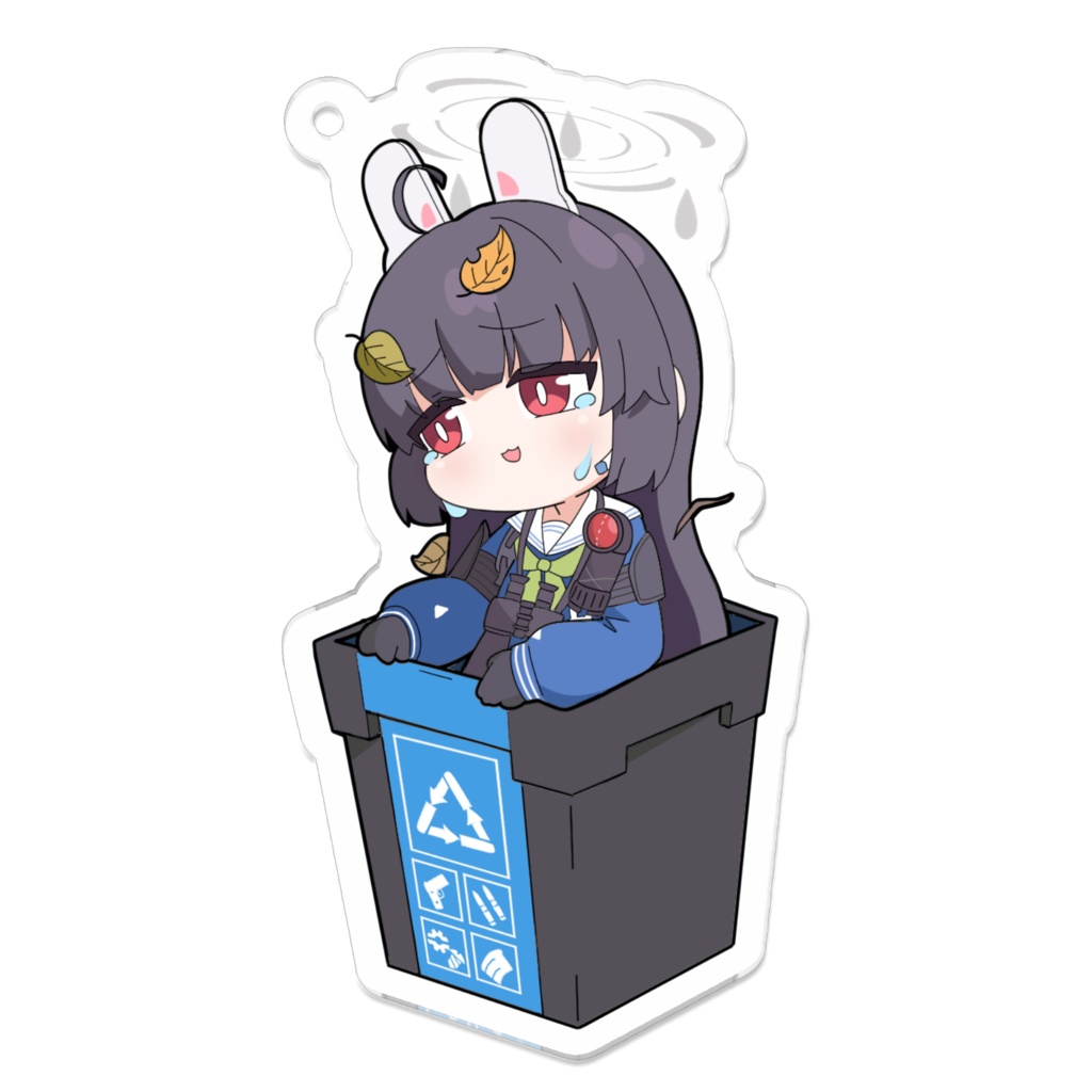ミニミユちゃんのアクリルキーホルダー