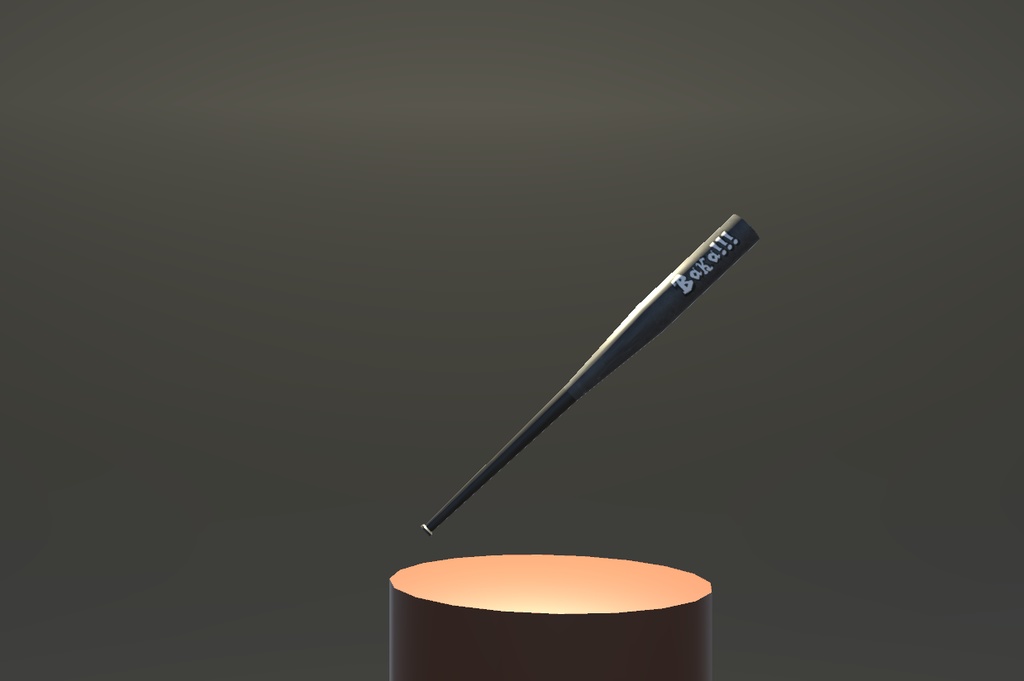Baseballschläger_Baka!!! in 7 different designs + Material + Sound + Unity Pack for Animations