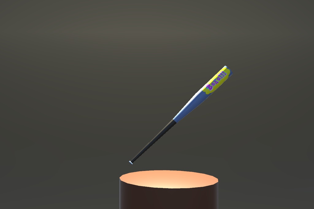 Baseballschläger_Baka!!! in 7 different designs + Material + Sound + Unity Pack for Animations
