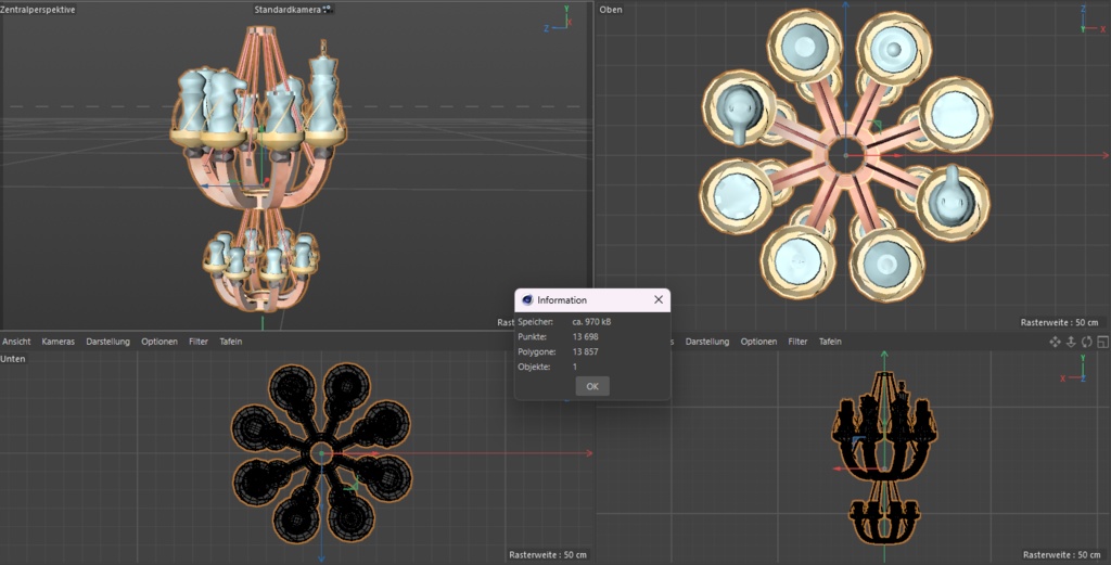 Chess chandelier + light environment + Unity Pack/Materials