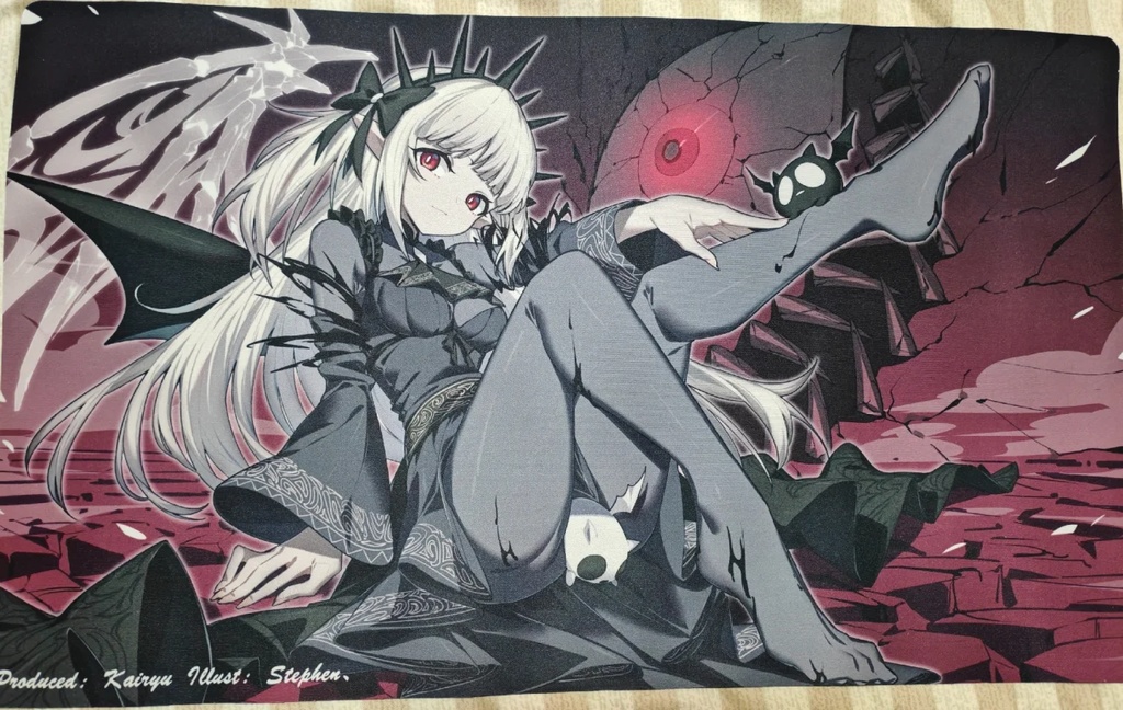 遊戯王 光なき影 ア=バオ・ア・クゥー プレイマット