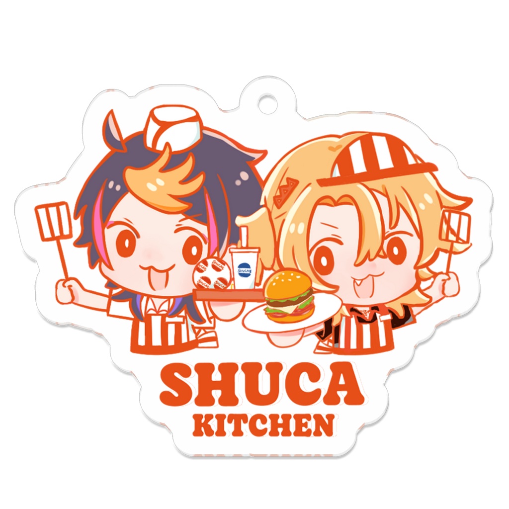 Shuca ファストフード風アクリルキーホルダー