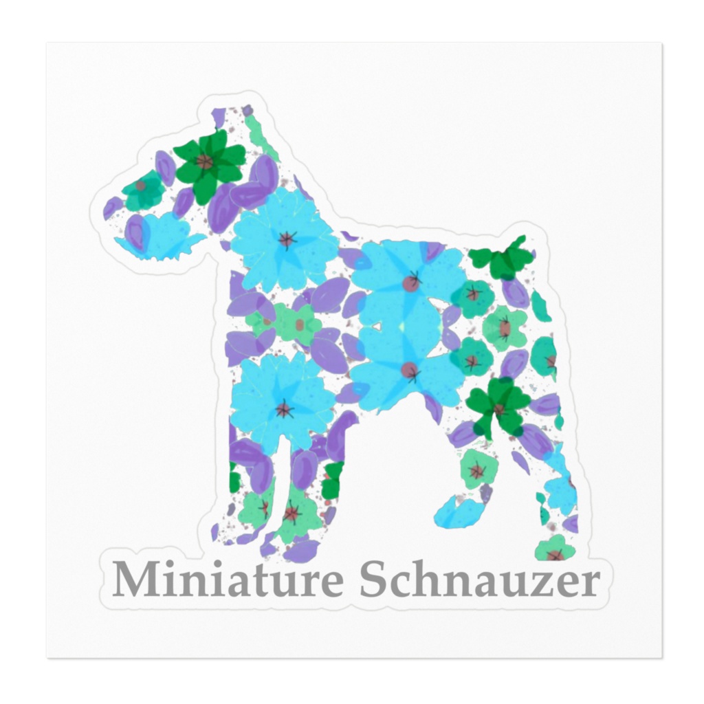 花ワンコ シュナウザー