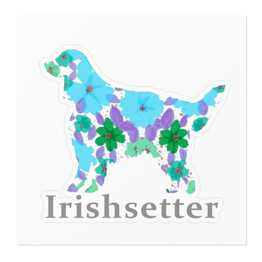 花ワンコ アイリッシュセッター