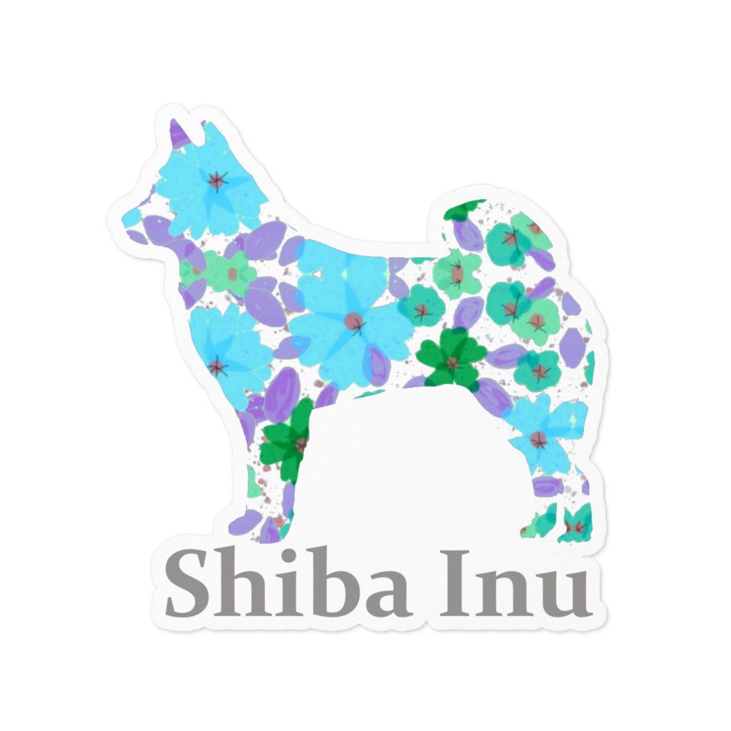 花ワンコ 柴犬