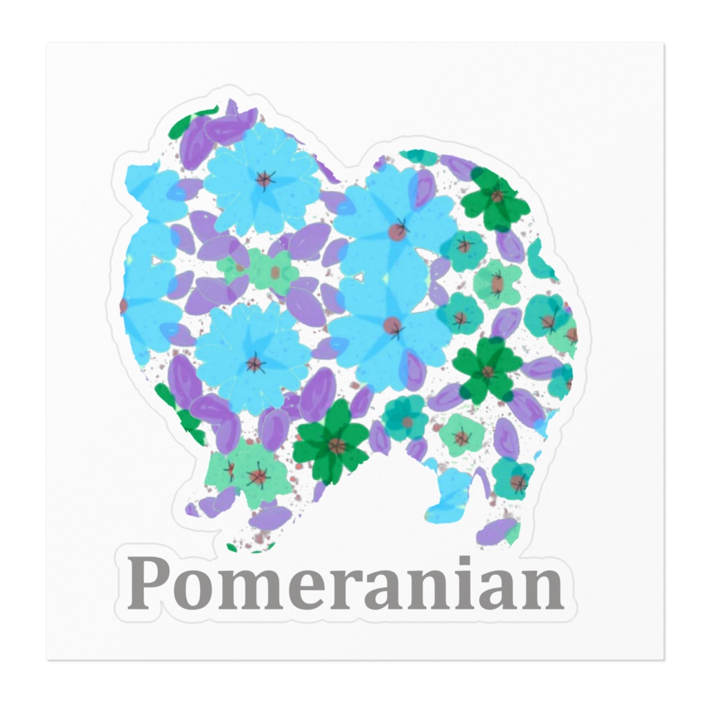 花ワンコ ポメラニアン