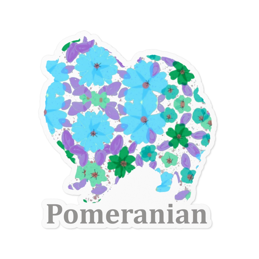 花ワンコ ポメラニアン