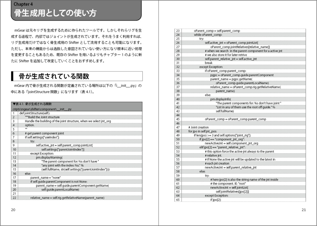 mGear リグモジュールを追加するアレコレ