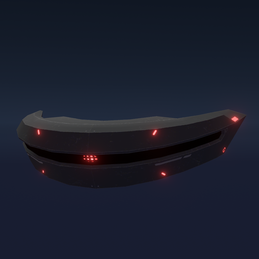 VRCアバター向け　Sci-fiな開閉式バイザー