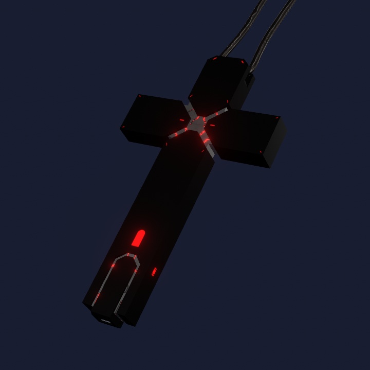 VRChatアバター向けアクセサリー　キーアイテムなペンダント