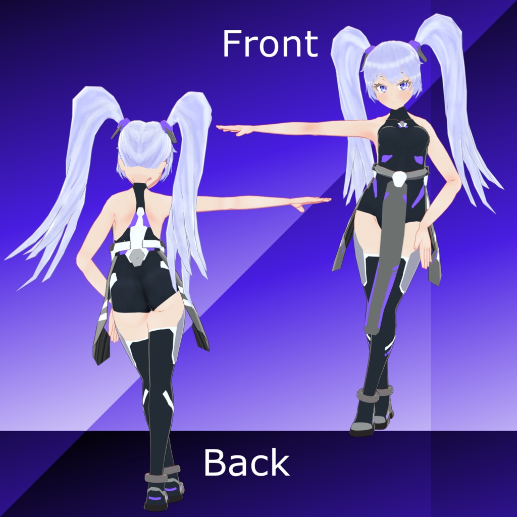 オリジナル3Dモデル ララ