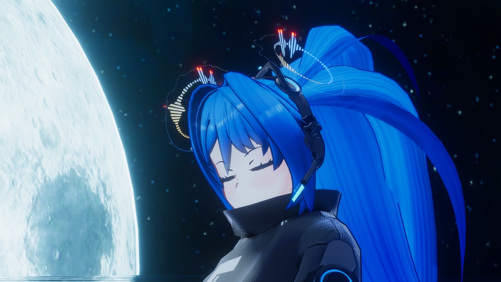 オリジナル3Dモデル「ヒビキ」