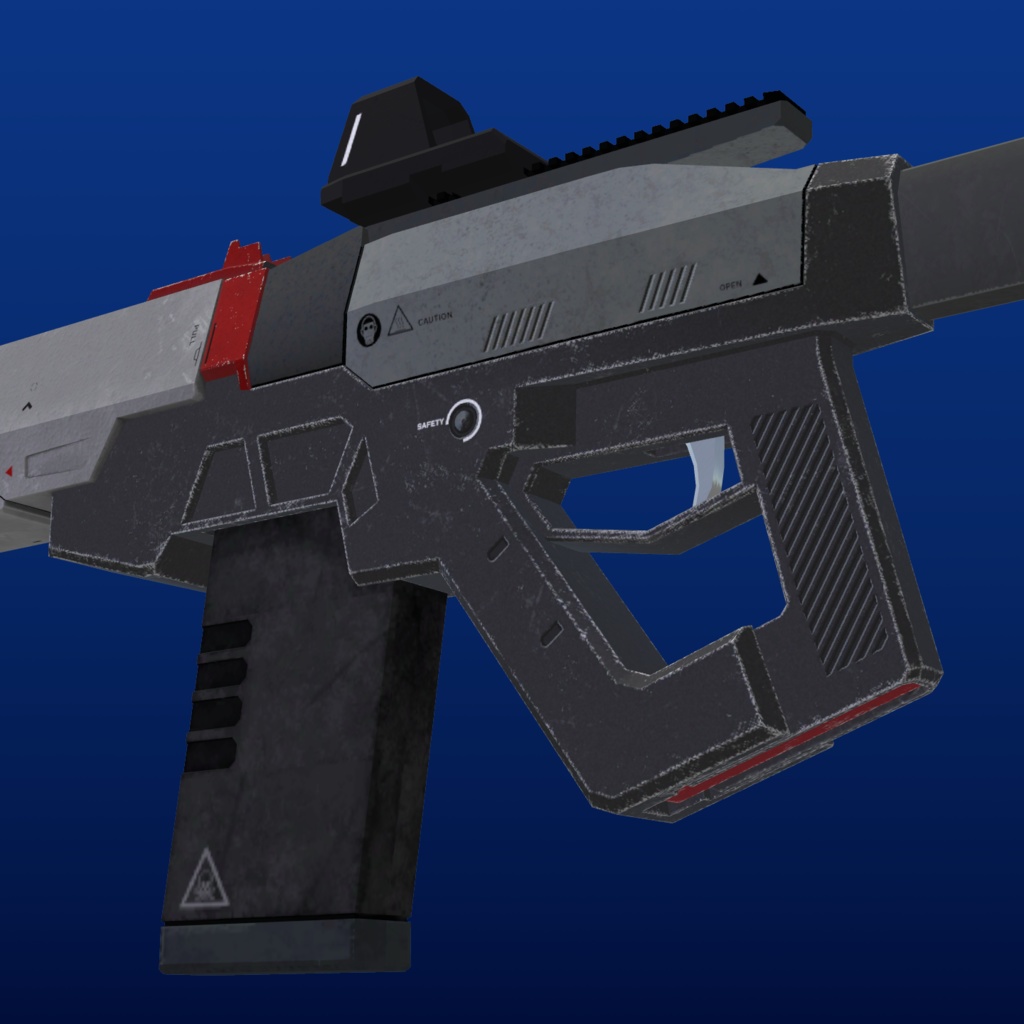 VRChatアバター向け武器 レーザーライフル