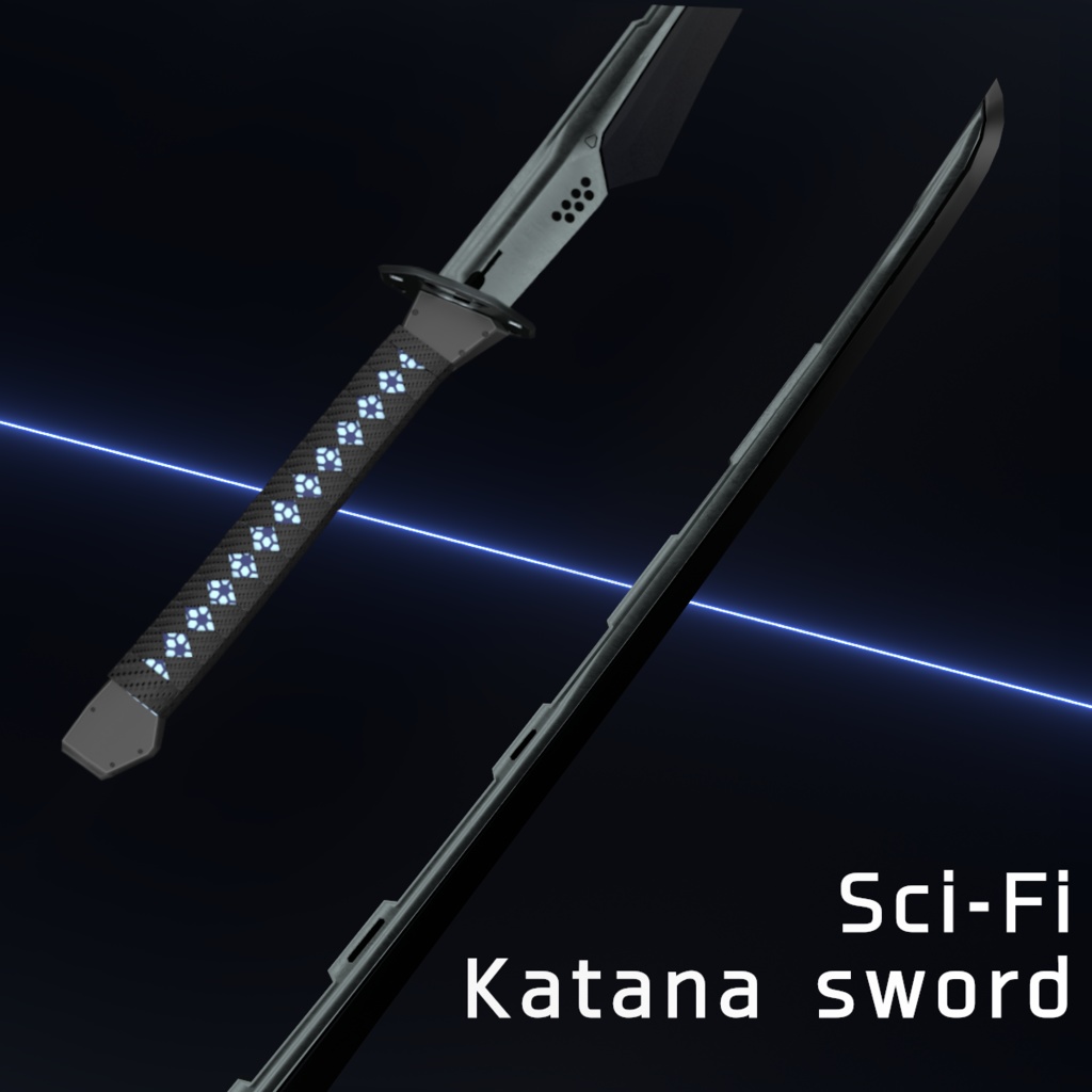 VRChat向け武器モデル　Sci-Fi Katana