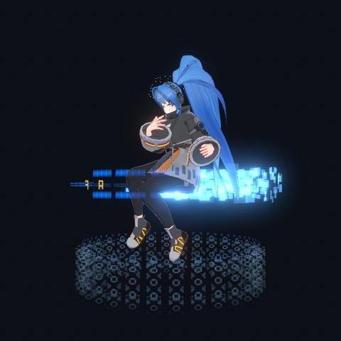 VRChatアバターAFK用パーティクルエフェクト