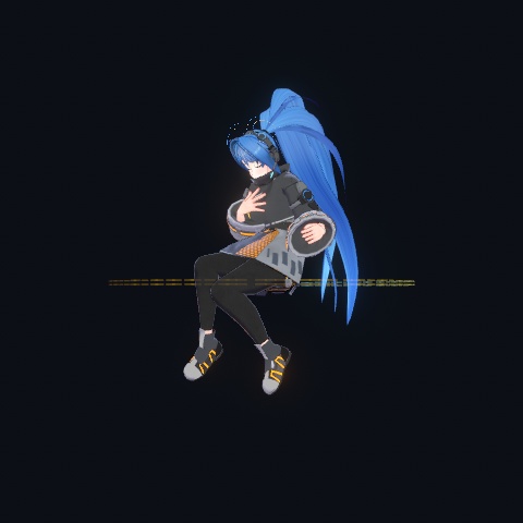 VRChatアバターAFK用パーティクルエフェクト