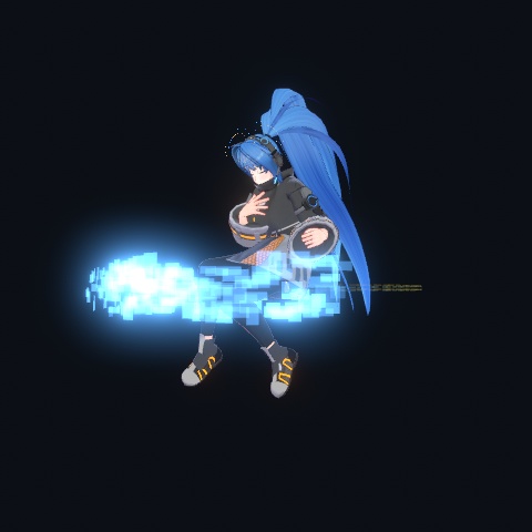VRChatアバターAFK用パーティクルエフェクト