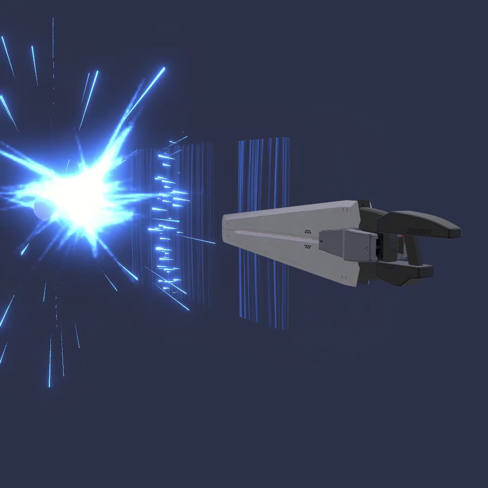 VRChatアバター用武器モデル Trishifter