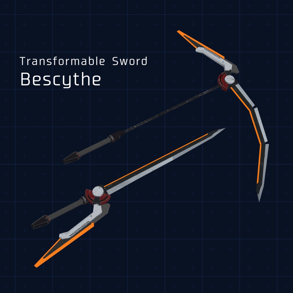 VRChatアバター向け武器モデル　Bescythe