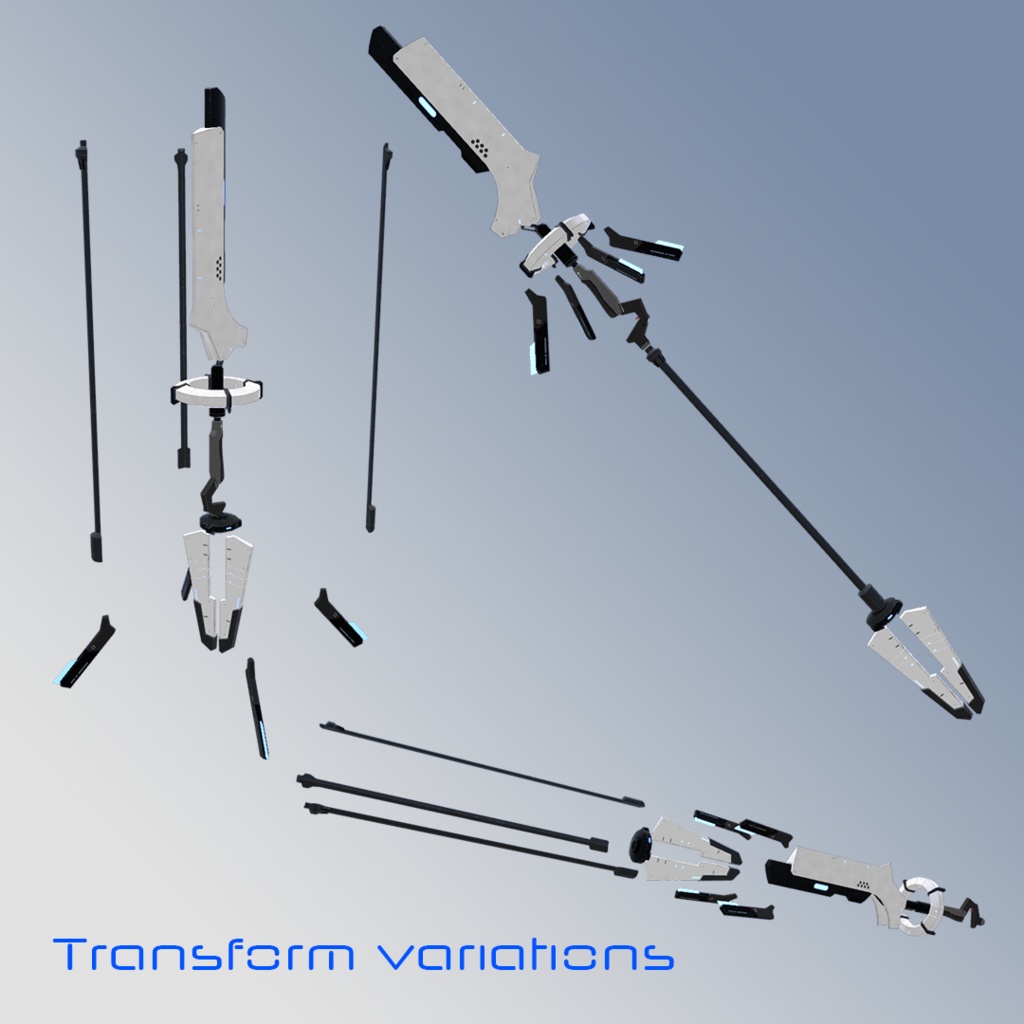 VRChatアバター向け武器モデル AdjointOperator