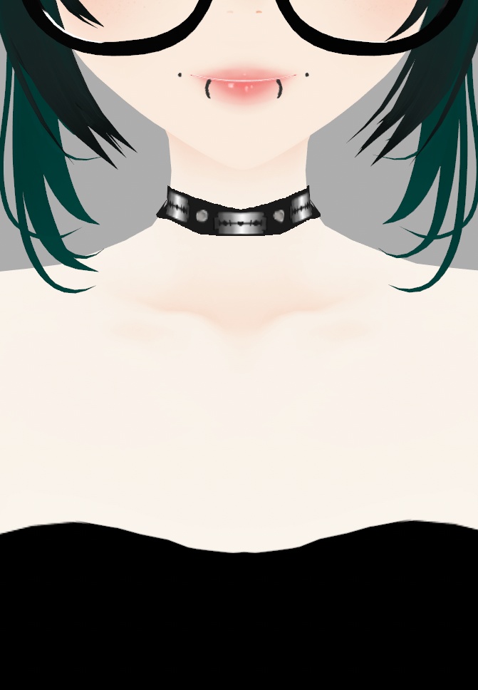 Neck choker texture