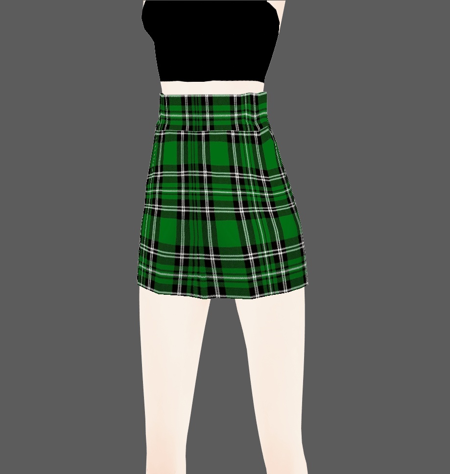 green skirt castom